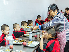 少林武术学校学生餐厅